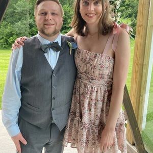 Gianni Bini Ivette Sleeveless Floral Print A-Line Dress